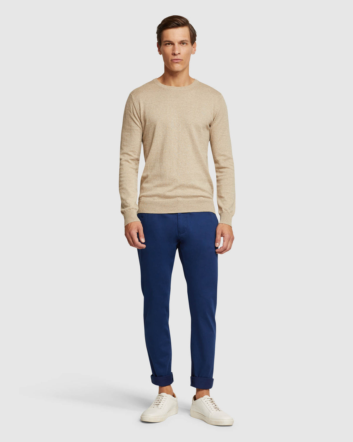 STRETCH SKINNY FIT CHINOS MENS TROUSERS