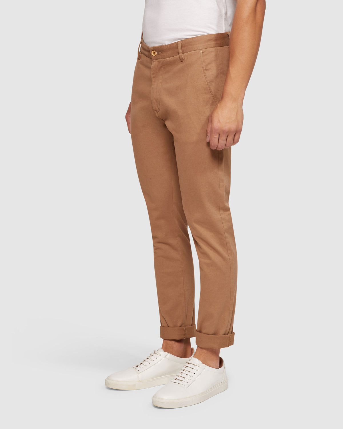 STRETCH SKINNY FIT CHINOS MENS TROUSERS