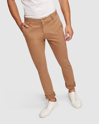 STRETCH SKINNY FIT CHINOS MENS TROUSERS