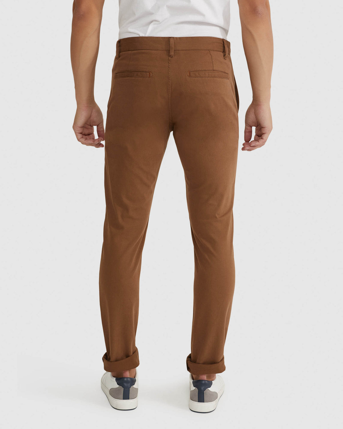STRETCH SKINNY FIT CHINOS MENS TROUSERS