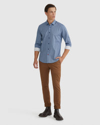 STRETCH SKINNY FIT CHINOS MENS TROUSERS