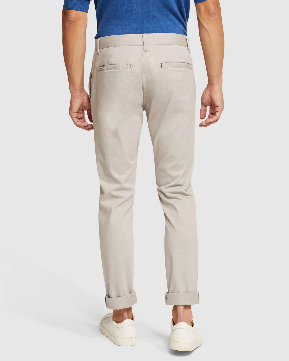 STRETCH SKINNY FIT CHINOS MENS TROUSERS