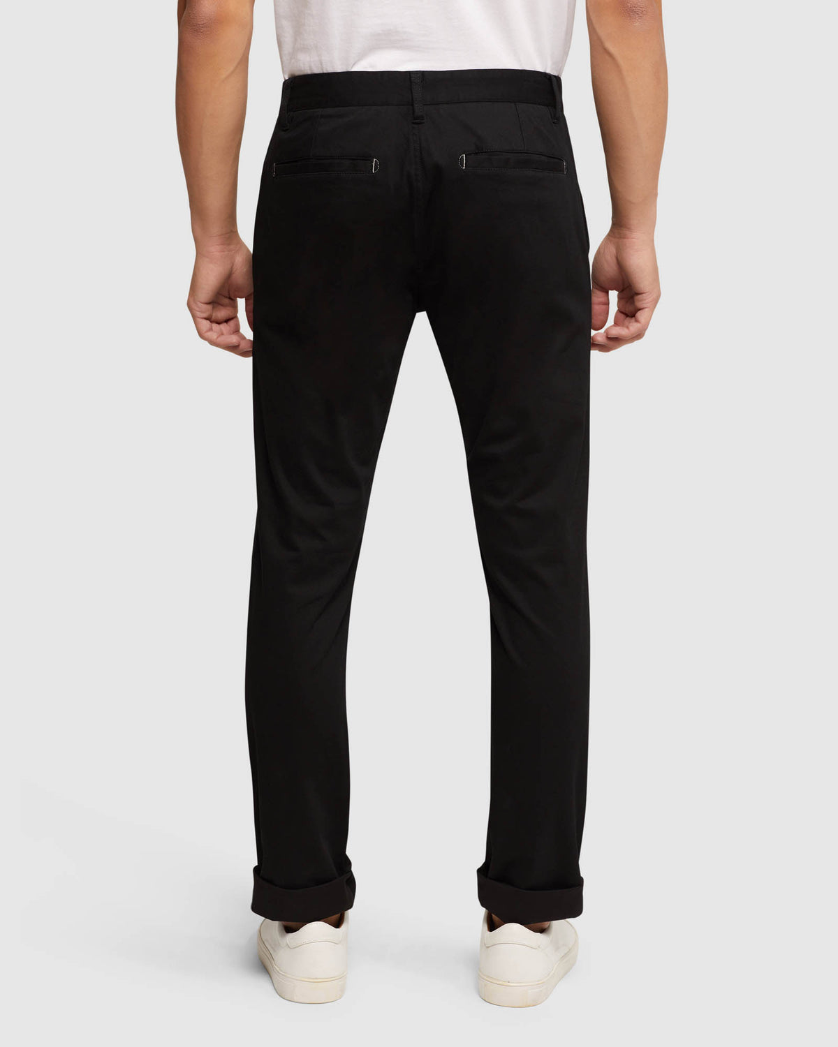 STRETCH SKINNY FIT CHINOS MENS TROUSERS