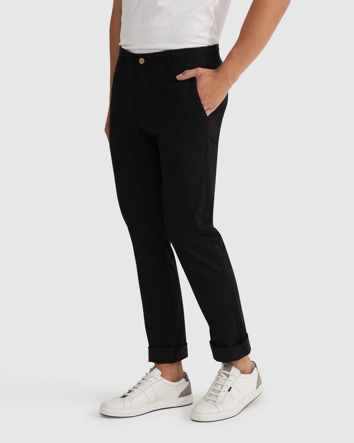 DANNY CASUAL ORGANIC COTTON CHINOS MENS TROUSERS