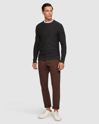 LUKA STRETCH CASUAL PANTS MENS TROUSERS