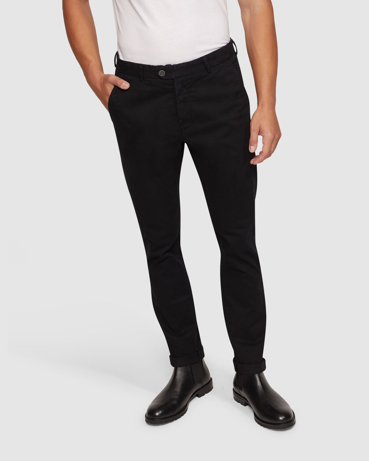 LUKA STRETCH CASUAL PANTS MENS TROUSERS