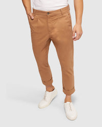 RYAN FOLDED CUFF CASUAL CHINOS MENS TROUSERS