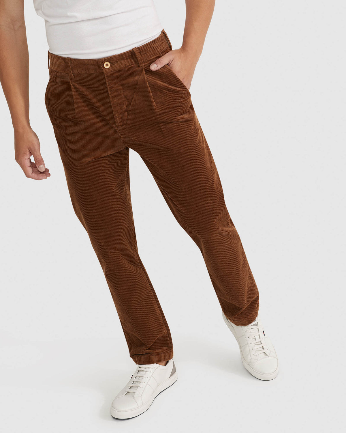ZAC CORDUROY CHINO MENS TROUSERS