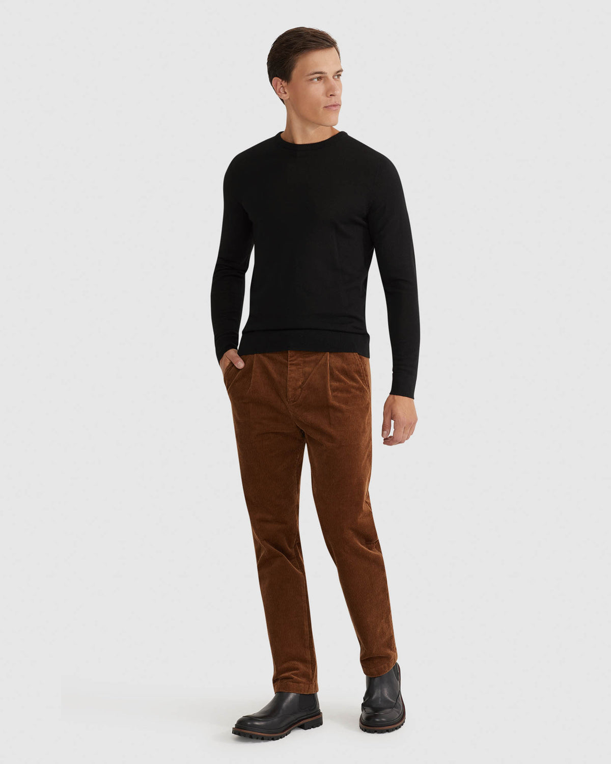 ZAC CORDUROY CHINO MENS TROUSERS