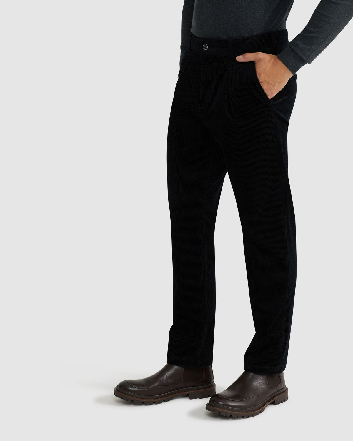 ZAC CORDUROY CHINO MENS TROUSERS