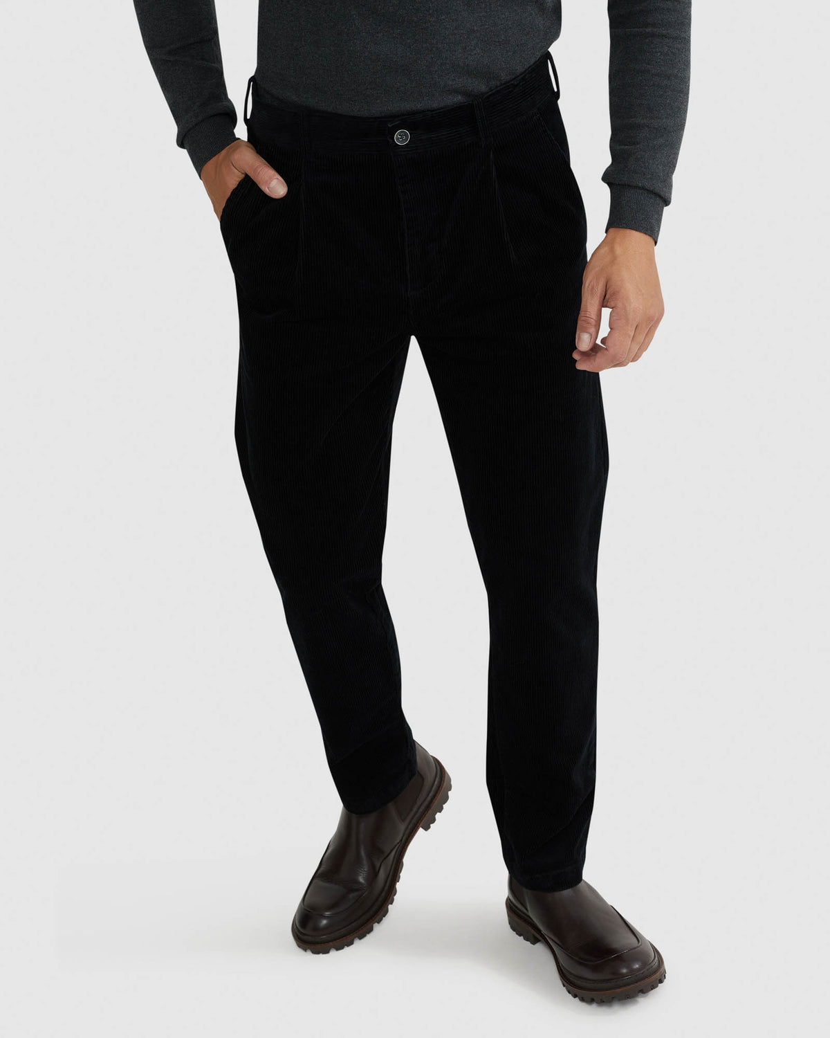 ZAC CORDUROY CHINO MENS TROUSERS