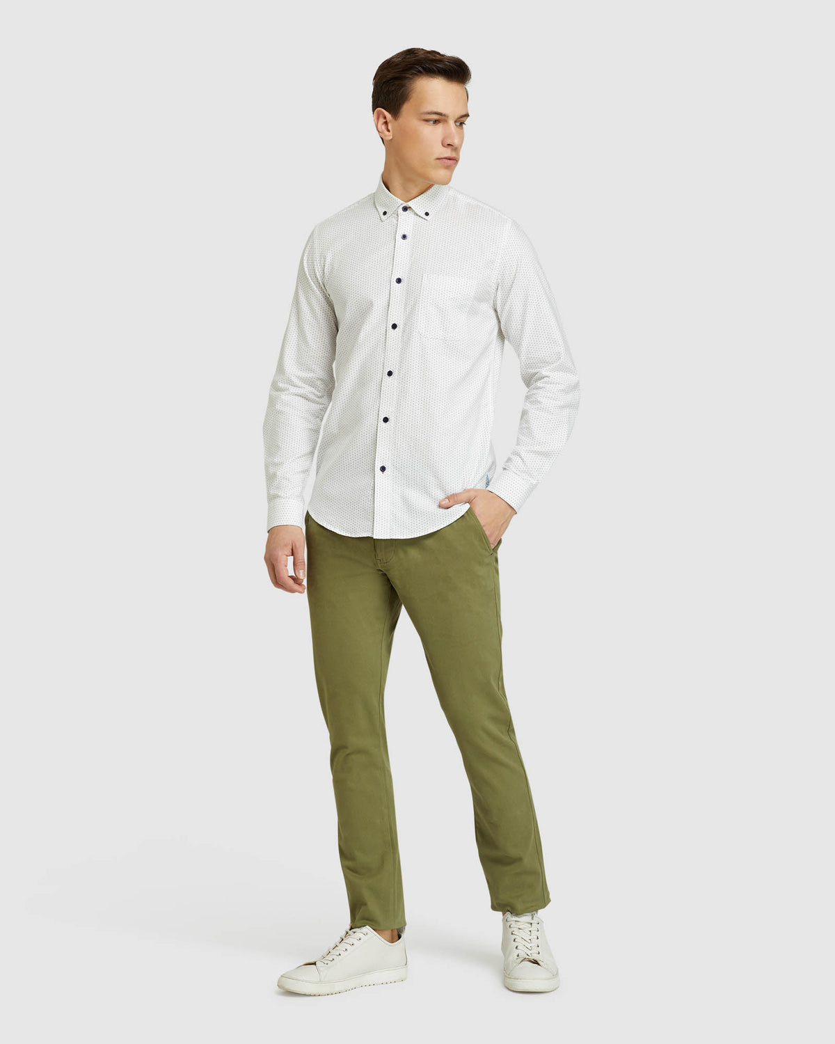 STRETCH SKINNY ORGANIC COTTON CHINOS