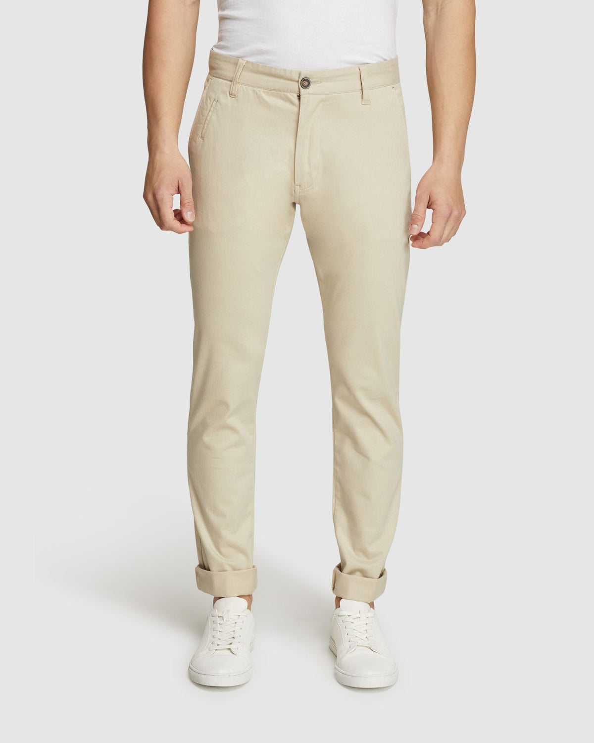 STRETCH SKINNY ORGANIC COTTON CHINOS