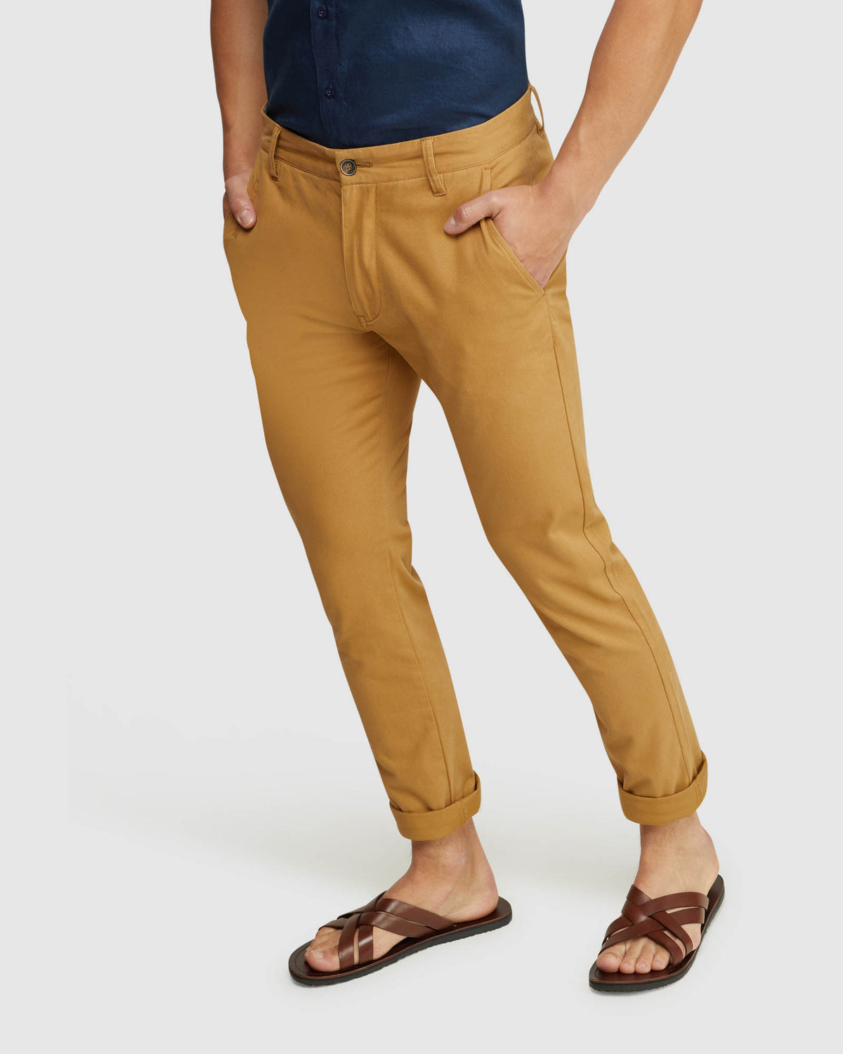 STRETCH SKINNY ORGANIC COTTON CHINOS