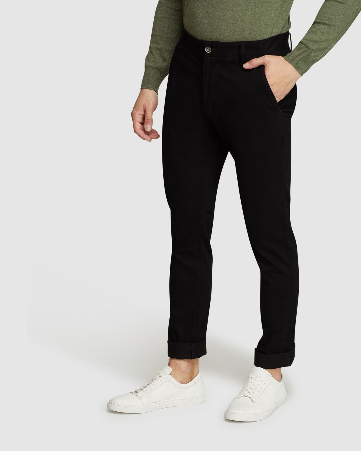 STRETCH SKINNY ORGANIC COTTON CHINOS