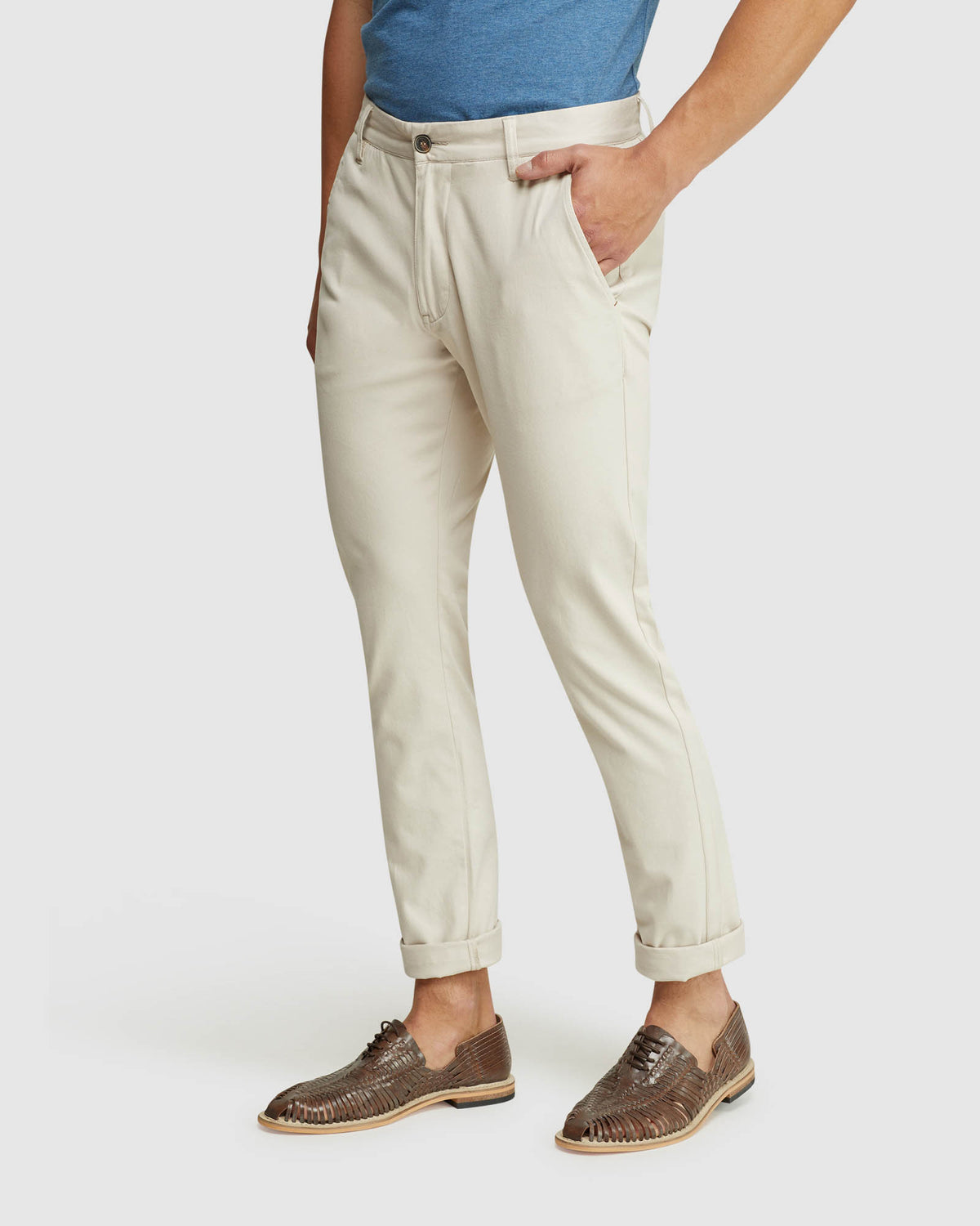 STRETCH SKINNY ORGANIC COTTON CHINOS