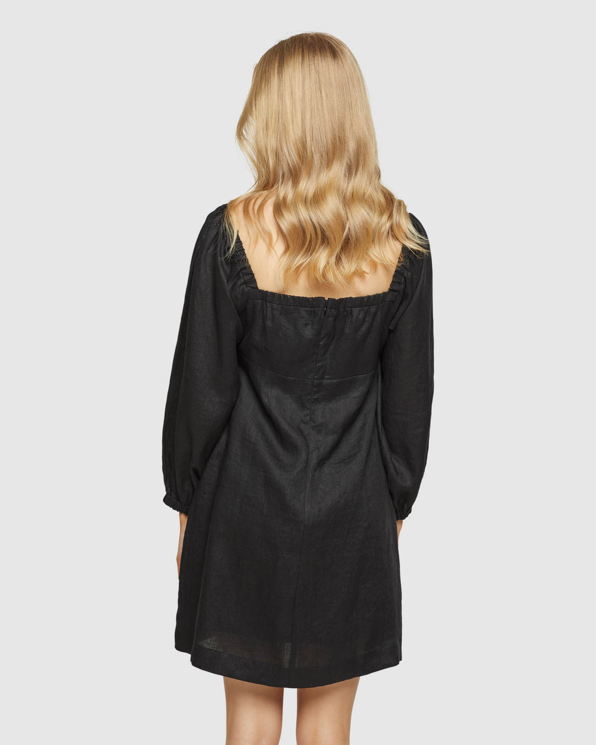 PETA LINEN BLEND DRESS WOMENS DRESSES