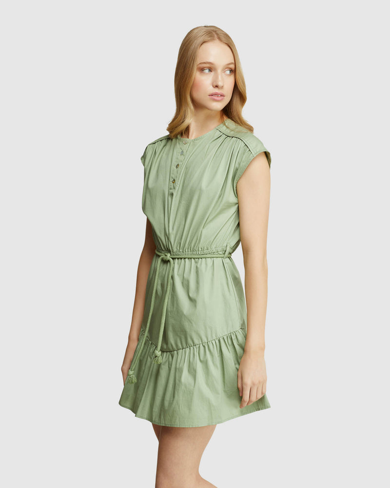 NAHA POPLIN DRESS WOMENS DRESSES