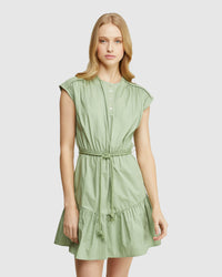 NAHA POPLIN DRESS WOMENS DRESSES