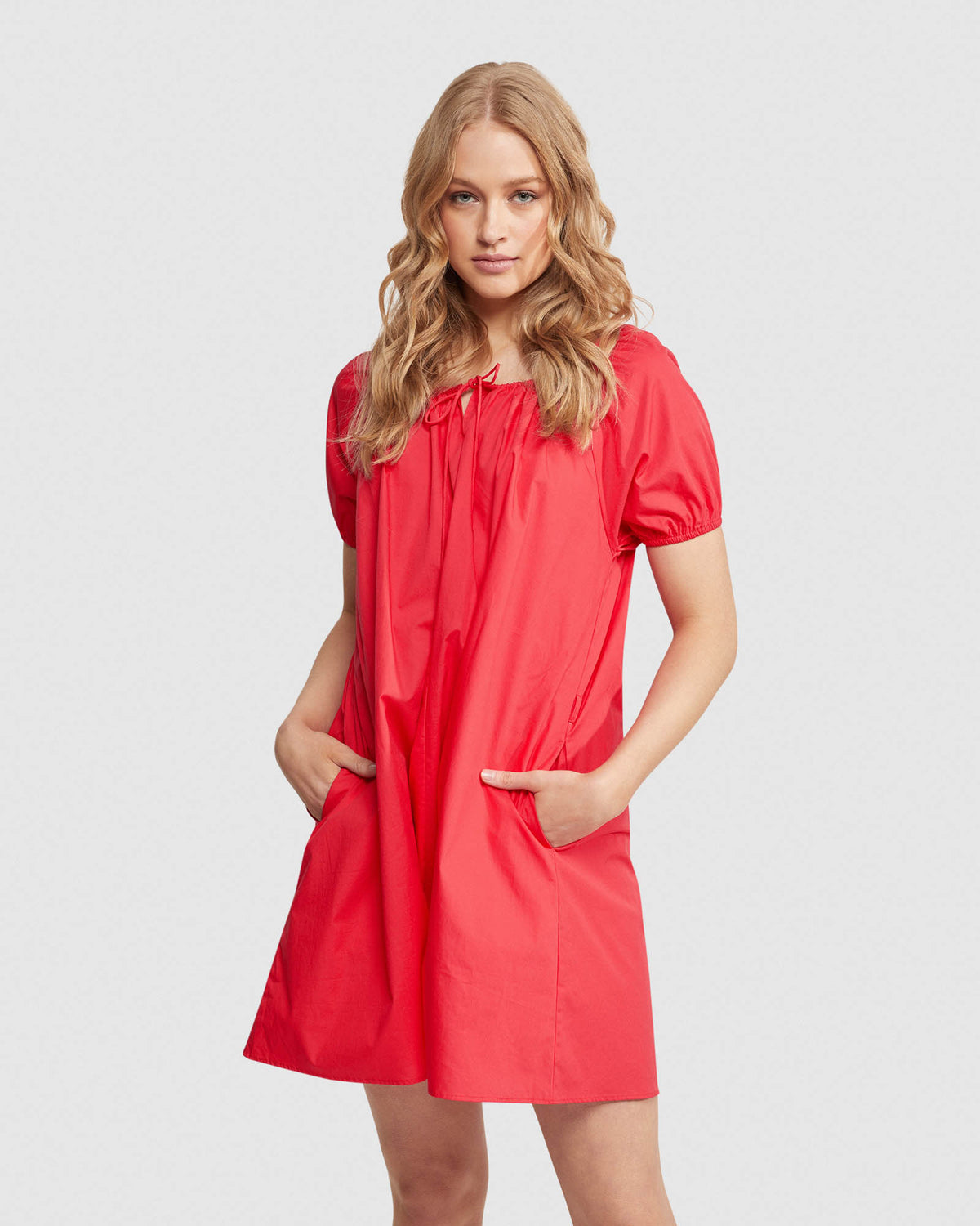 SOPHIE BABYDOLL COTTON DRESS WOMENS DRESSES