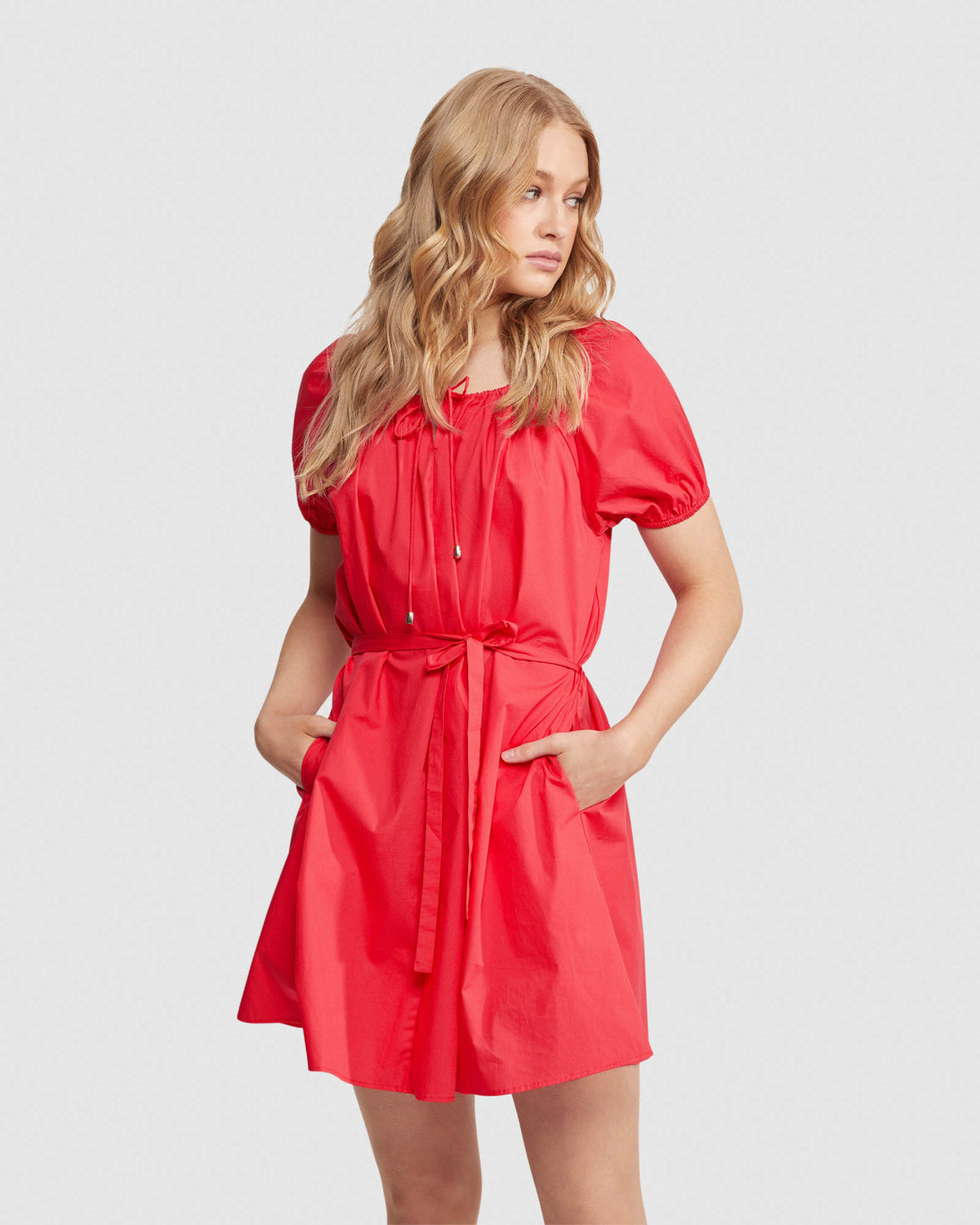 SOPHIE BABYDOLL COTTON DRESS WOMENS DRESSES