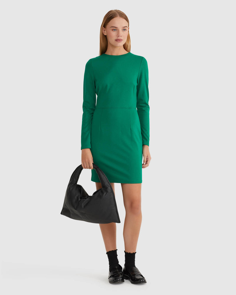 TELULA PONTI DRESS WOMENS DRESSES