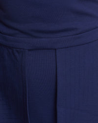 VERA PONTI PEPLUM MINI DRESS