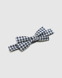 GINGHAM SILK BOW TIE MENS ACCESSORIES
