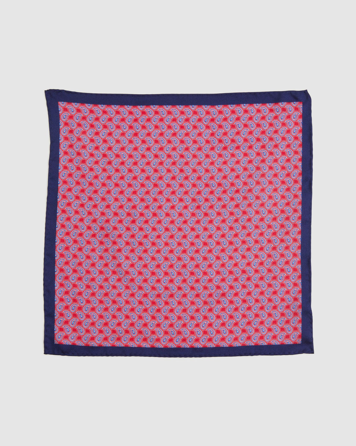 VIVID PAISLEY SILK POCKET SQUARE MENS ACCESSORIES