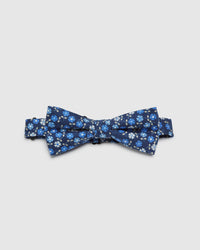 COTTON DITZY FLORAL BOW TIE NAVY