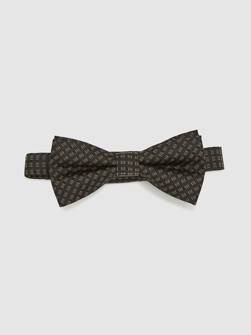 BOW TIE SQUARE GEO BLACK