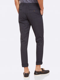 STRETCH CHECKED TROUSERS MENS TROUSERS