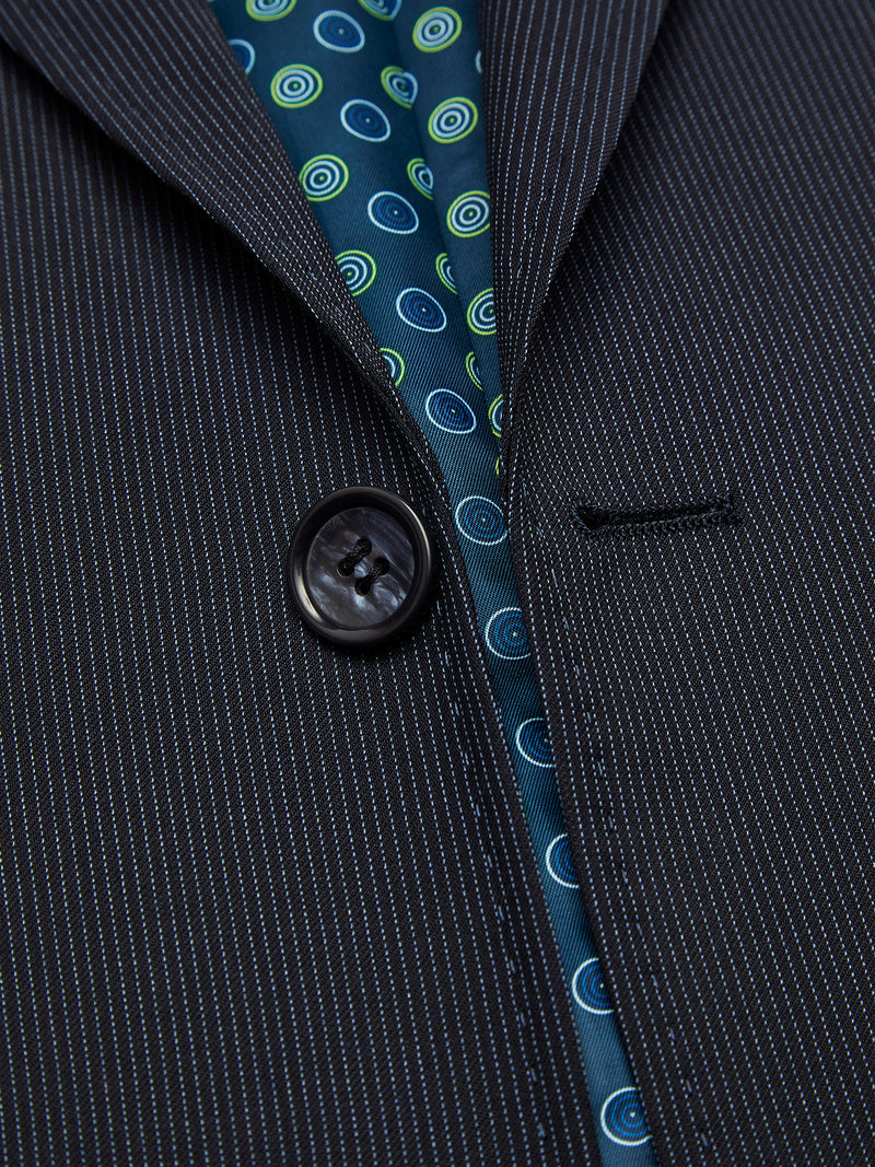 NEW HOPKINS PEAK LAPEL WOOL JACKETX NAVY