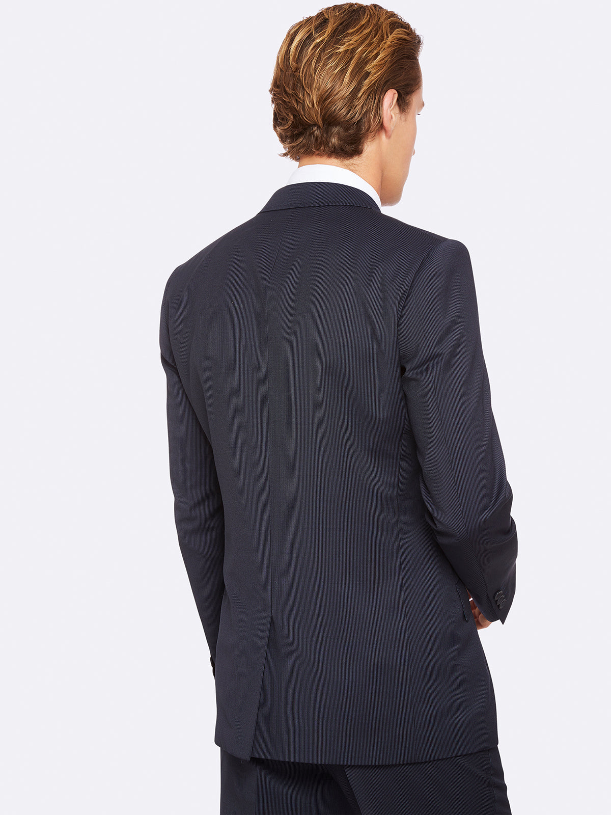 NEW HOPKINS PEAK LAPEL WOOL JACKETX NAVY