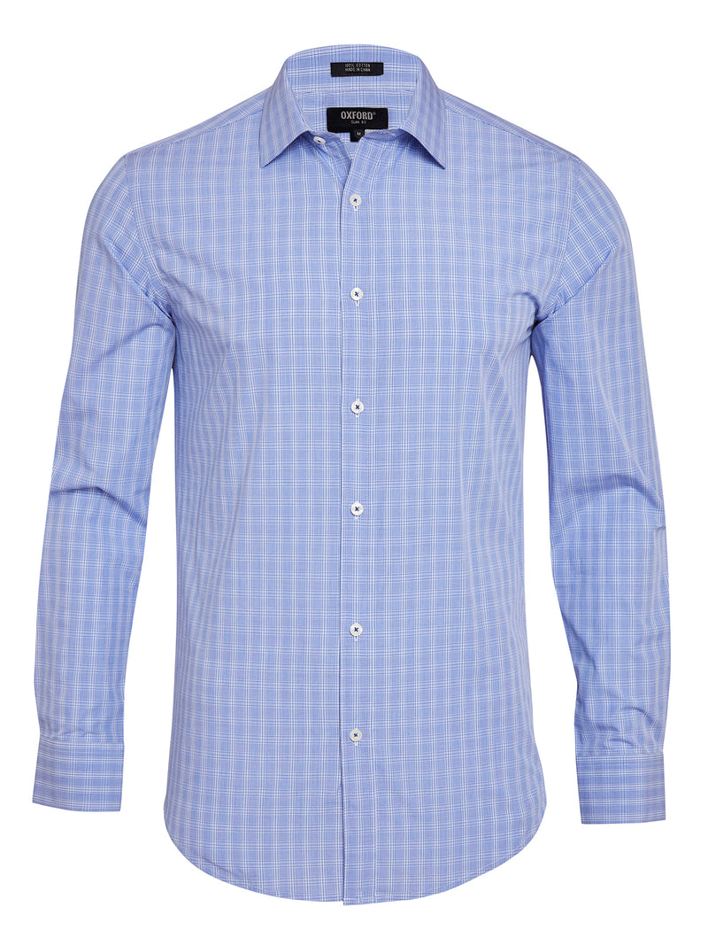 BECKTON CHECKED SHIRT BLUE/NAVY