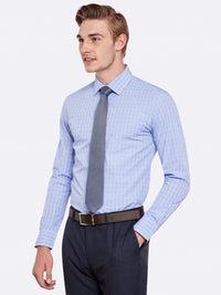BECKTON CHECKED SHIRT BLUE/NAVY