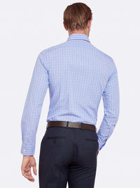 BECKTON CHECKED SHIRT BLUE/NAVY