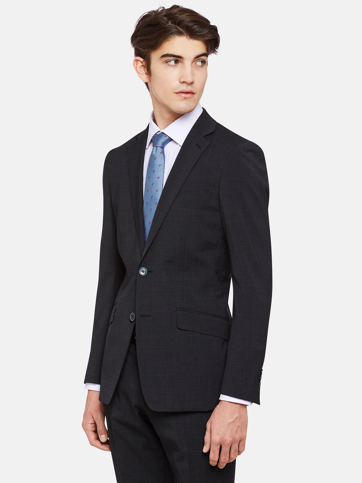 N.HOPKINS WOOL STRETCH SUIT JACKETX