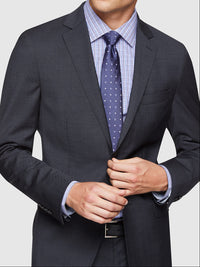 BYRON WOOL SUIT JKT CHARCOAL