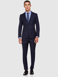 HOPKINS WOOL SUIT TROUSERS NAVY