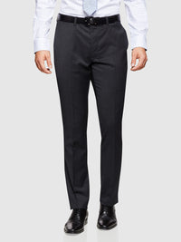 AUDEN WOOL SUIT TROUSERS CHARCOAL
