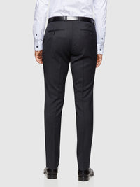AUDEN WOOL SUIT TROUSERS CHARCOAL