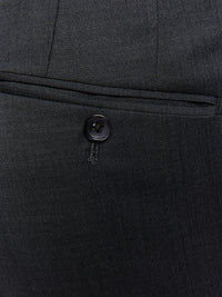 AUDEN WOOL SUIT TROUSERS CHARCOAL