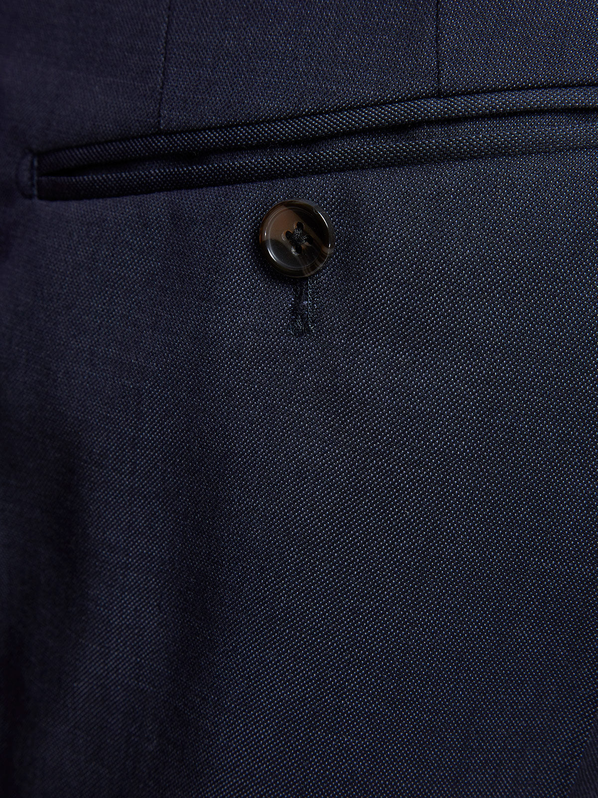 AUDEN WOOL SUIT TROUSERS GUNMETAL
