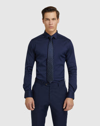 NAVY STRETCH TRAVEL SHIRT NAVY