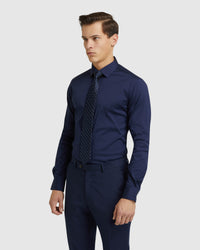 NAVY STRETCH TRAVEL SHIRT NAVY