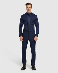 NAVY STRETCH TRAVEL SHIRT NAVY