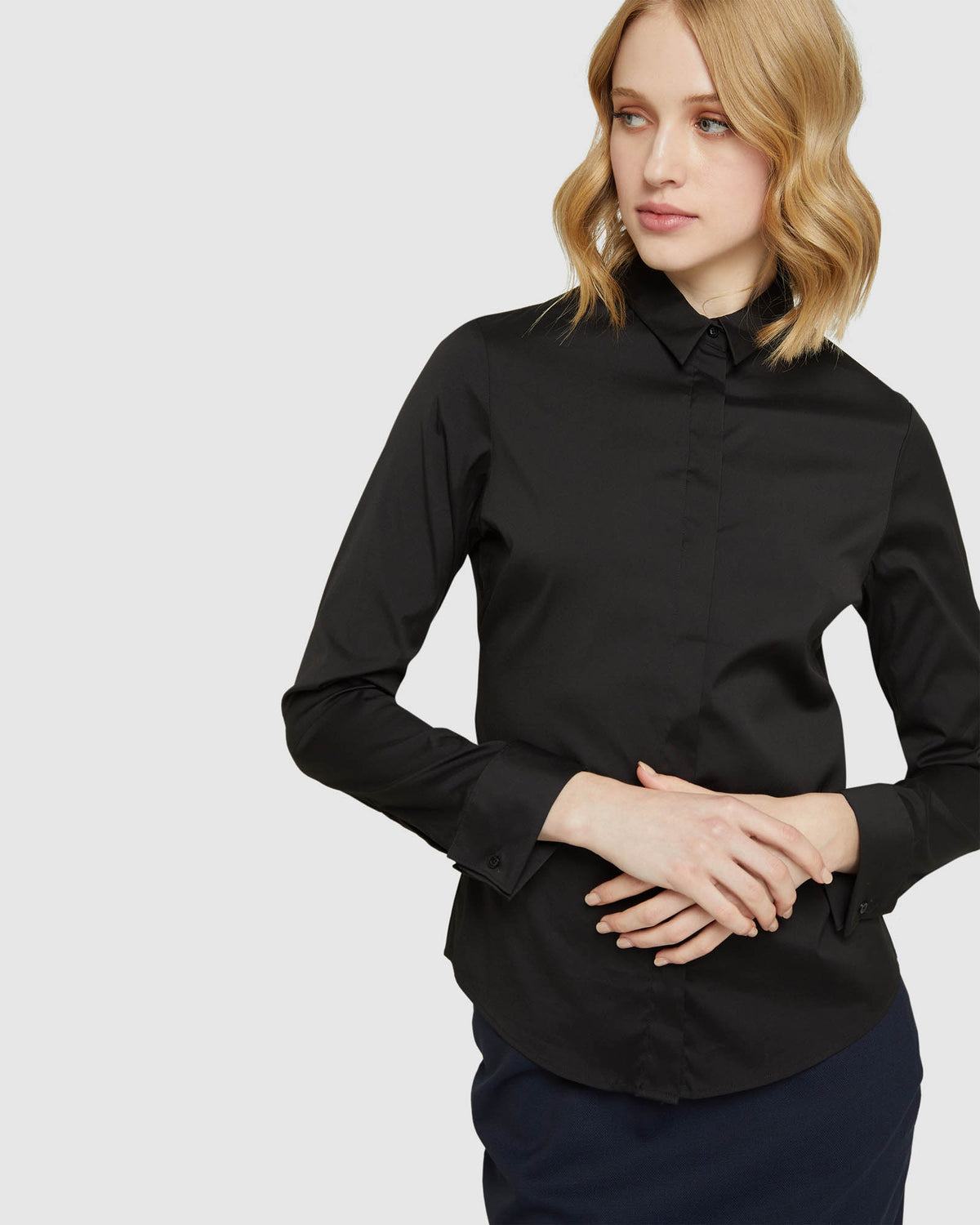 ANGEL FRENCH CUFF STRETCH SHIRT