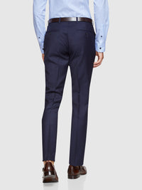 HOPKINS WOOL SUIT TROUSERS NAVY