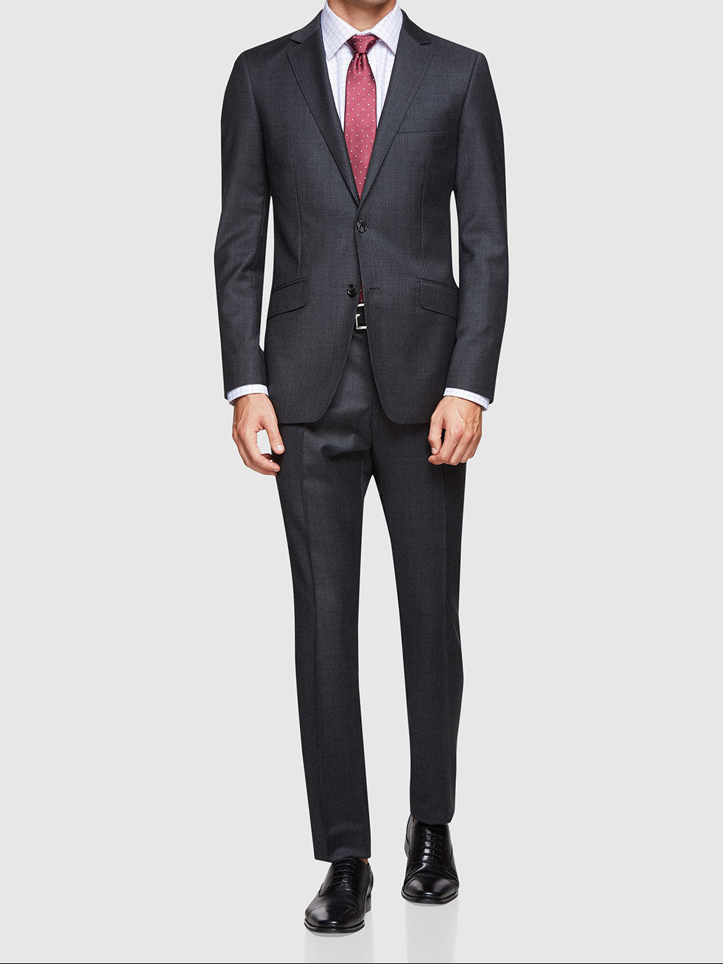 NEW HOPKINS WOOL SUIT JACKET CHARCOAL